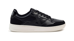 SNEAKERS LEGIT 98 IN PELLE NERA CON DETTAGLI LUREX